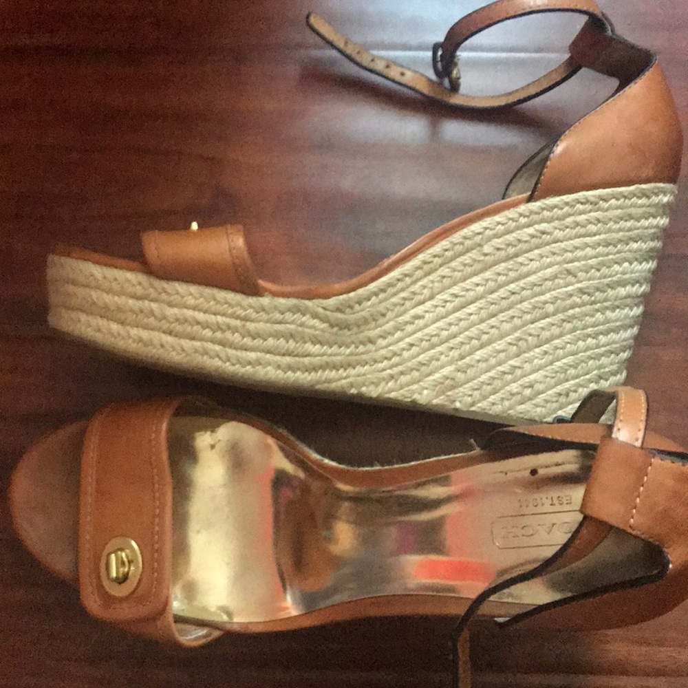 Coach wedges
